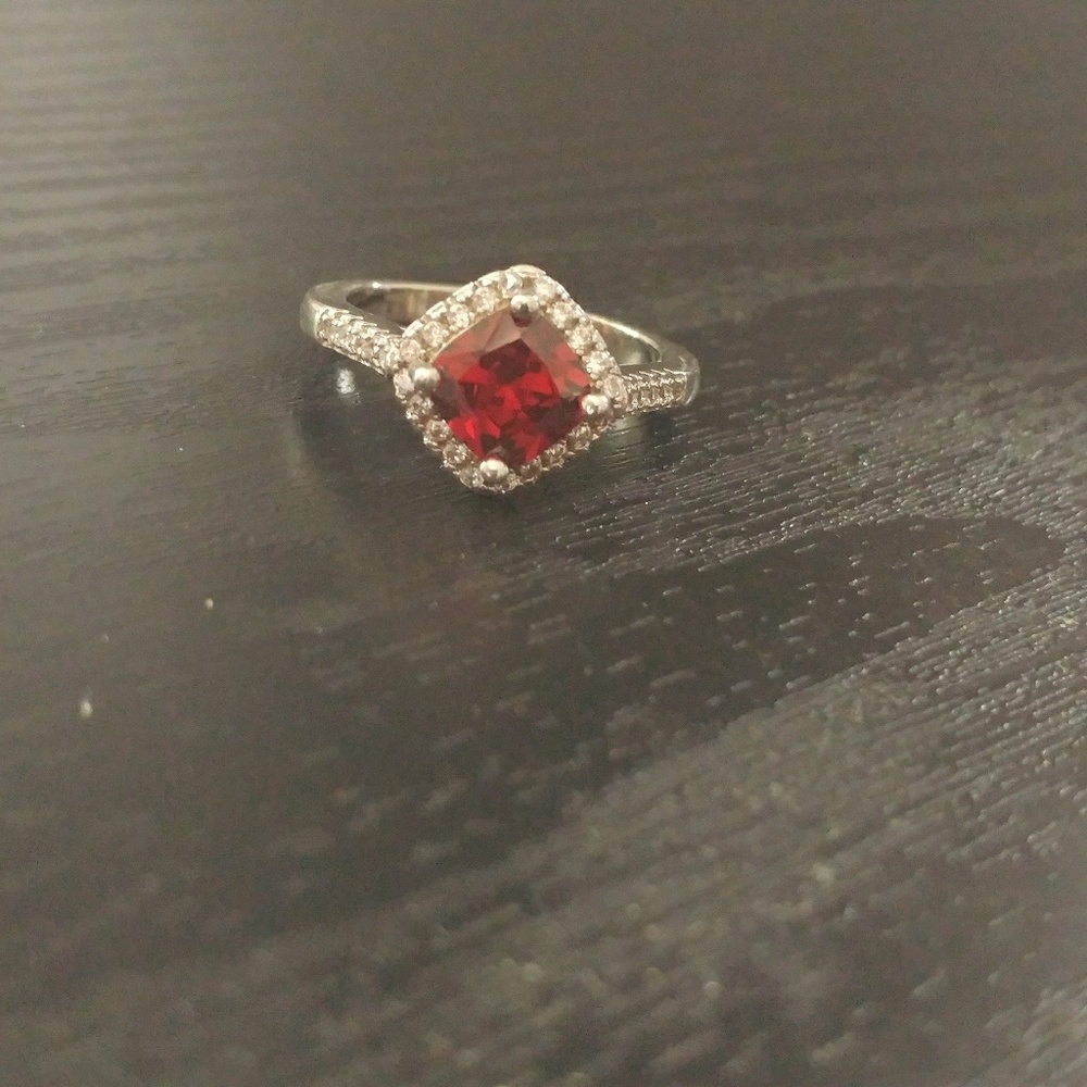 Ruby red ring